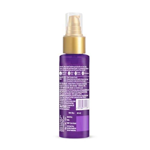 Image of Livon Keratin Hair Serum for Women & Men | Ultra Glossy & Smooth Hair | 48Hr Frizz Control | Hair Serum for Dry, Rough & Damaged Hair | 48ml