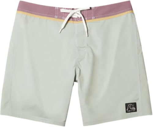 Quiksilver - Mens Original Straight Leg Solid 18 Boardshort, Color Desert Sage, Size: 36