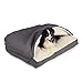 Snoozer Pet Products Rectangle Cozy Cave Dog Bed, Large, Heather Gray