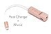 iPhone 7 Lightning to 3.5mm Power Audio Charge Headphone Jack Adapter Cable (Pink)