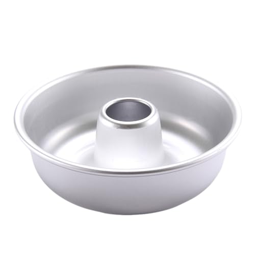 ABPETE Angel Food Cake Pan: Round Nonstick Pound Cake Pan for Baking,Tube Cake Pan for Cheesecake,Flan,Creme Cake,Cookie,Donut (Width 9IN)