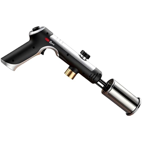 Tressify Pistola de soplete de propano, soplete de 13.9 pulgadas con llama ajustable, bloqueo de seguridad, calor alto de 1,800.0 °C para barbacoa, iluminación de carbón y cocina