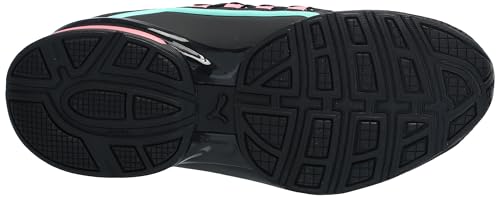 PUMA Women's Axelion Cross Training Shoes, Black-Passionfruit, 8.5, Wide