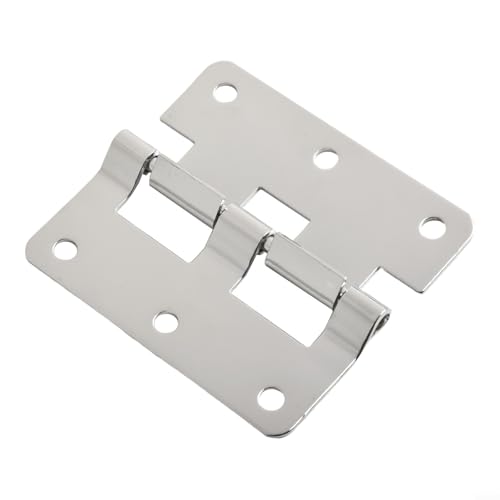 Charnière amovible pour mallette d'instruments et mallettes de vol, charnière d'armoire en fer 77 x 67 mm, matériel robuste argenté pour boitier en bois