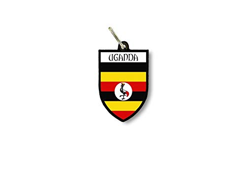Porte cles clefs cle Drapeau Collection Ville Blason Ouganda ougandais