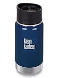 Klean Kanteen Deep Sea Wide Insulated Water Bottle with Cafe Cap 2.0