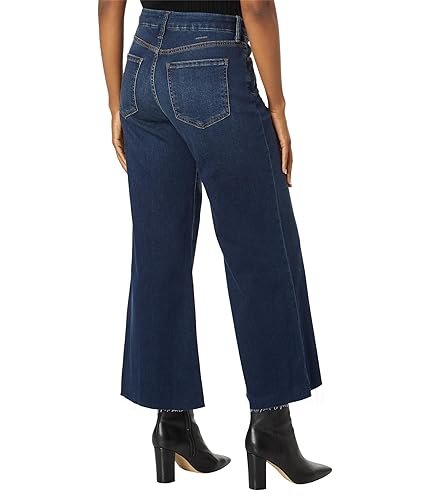 KUT from the Kloth Womens Meg High-Rise Fab Ab Wide Leg Raw Hem in ExhibitedJeans2