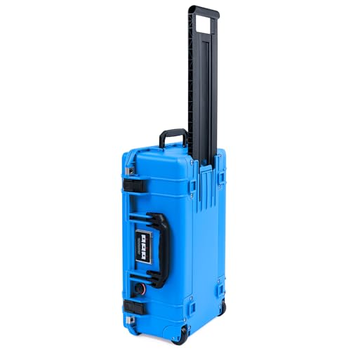 Image of Electric Blue Pelican 1535 Air Carry-on Case - Comes empty - Black Handles & Latches.