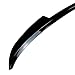 Cninba13 Auto Exterior Rear Spoiler Kit, Car Rear Trunk Lid Spoiler Wing Decoration, Rear Roof Boot Window Spoiler Glossy Black For Ford Fiesta ST-Line 2008-2017