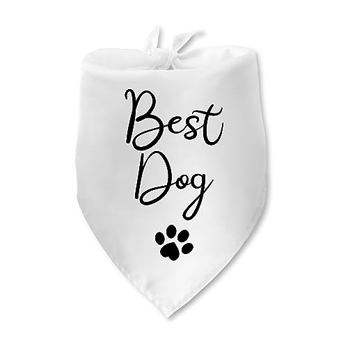 Best Dog Wedding Bandana Bridal Party Dog Bandana Wedding Photo Prop for Dog Lover Pet Scarf Accessories for Small Medium