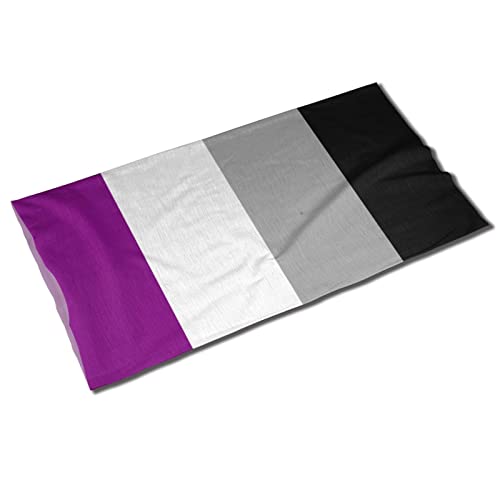 SEAEAGLE Asexual Pride Flag Multi-Functional Headband Face Mask Sports Bandana Cycling Scarf Neck Headwear