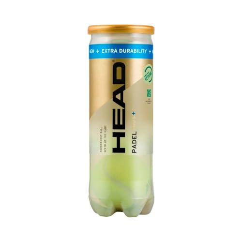 HEAD Padel Pro S+ Padelbälle | Turnierball mit extra Haltbarkeit