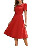 Wedtrend Women's Formal Dress 2025 Wedding Guest Dress Bell Sleeve Bridesmaid Dress WTP30025RedM