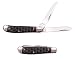 Cold Steel Mini Trapper Versatile Practical Durable Compact Pocket Folding Knife - 2 Blades; Jigged Bone Handle; Slip Joint Lock