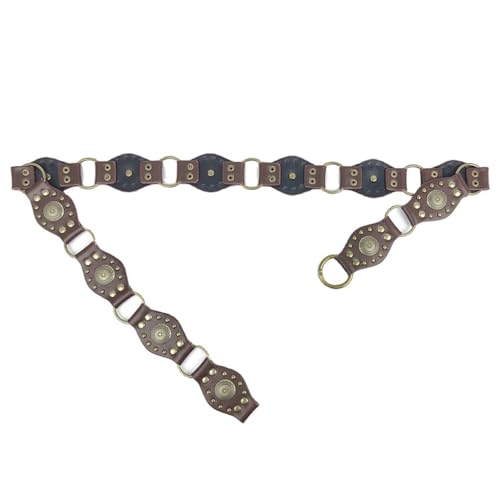 Adult Waist Belt Ethnic Embossed PU Waist Belt For Women Coat Dress Adjustable Length Stitching Waist Belt3