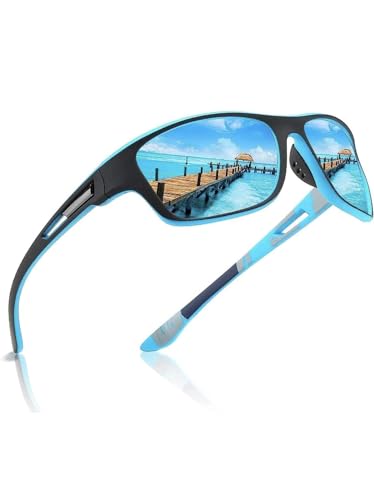 Image of Polarized Sports Sunglasses for Men & Women | UV400 Protection | Lightweight Driving, Fishing, Cycling, Running & Outdoor Sunglasses with TAC Lens