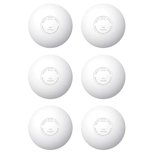 CHAMPRO Premium Rubber NOCSAE Lacrosse Balls Regulation Colors Sets of 3 6 and 12.