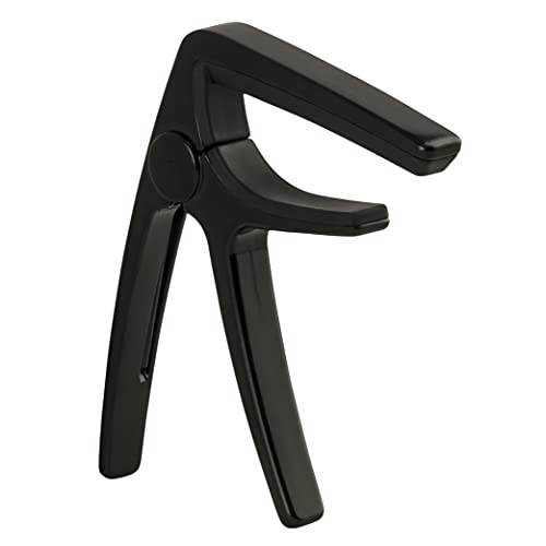 Fender »LAUREL ACOUSTIC GUITAR CAPO« Capodastre pour Guitare Acoustique – Couleur: Noir 0990413002 - Les Beatles, Paul McCartney, John Lennon, RIngo Starr, George Harrison Fender »LAUREL ACOUSTIC GUITAR CAPO« Capodastre pour Guitare Acoustique - Couleur: Noir 0990413002 – Image 3
