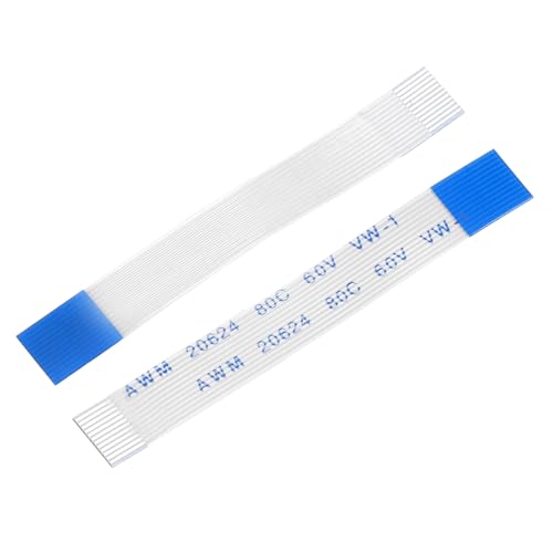 uxcell Câble FFC FPC 12 broches 0,5mm pas B 30mm, 10 pcs
