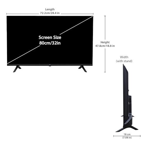 Image of NU 80 cm (32 Inches) New 2025 Borderless Series 720p HD Smart Google TV LED32HGNX