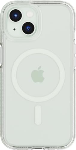 Coque iPhone 15 tech21 anti-jaunissement et protection antichoc verte