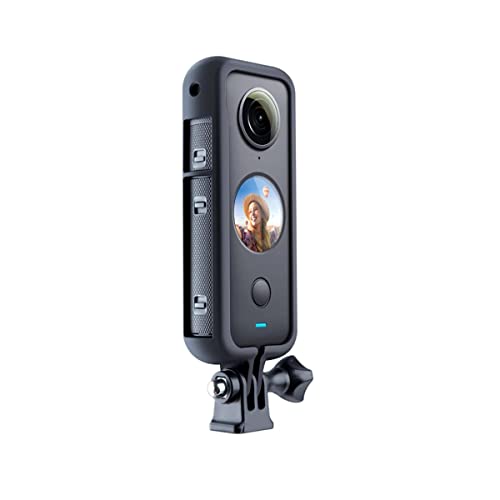 Image of BKN PC Plastic Protective Frame Case kit for Insta360 X3,Protective Frame Case with Mount with 1 /4 Screw Hole Camera Tripod Adapter Mount for Insta360 One X2 Accessories