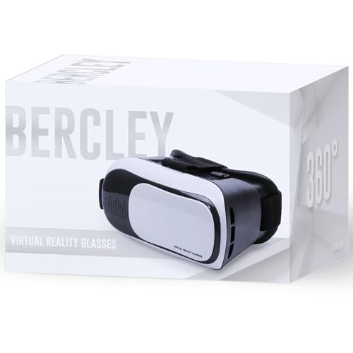 Gafas de Realidad Virtual para Smartphones, Lentes Ajustables, Audio 3,5mm, Cintas Elásticas, 19,5 x 10,5 x 13,5 cm