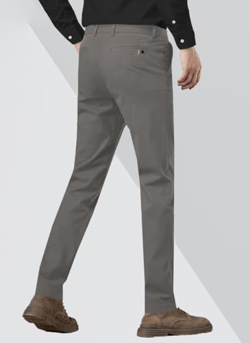 Image of TOPLOT Men's Premium Regular Fit Trousers | Lightweight Durable Fabric | Utility Pocket Design | Comfortable Waistband | Perfect for Office, Travel, Casual Outings (5279)