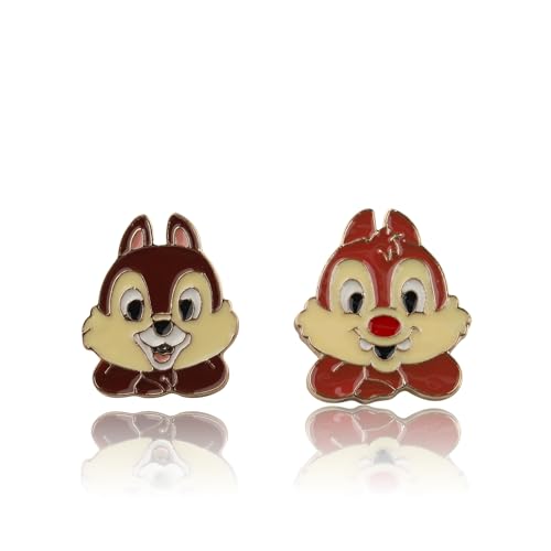 Image of FEELMEM Squirrel Chip Squirrel Dale Cartoon Movie Gift Cartoon Character Brooch Pin Best Friends Gift