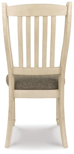 Image of Signature Design by Ashley Bolanburg Upholstered Wood Dining Chairs, 2 Pack