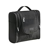 Mimoqk de Viaje para artículos de tocador, Neceser - Neceser de Viaje de Mano,de Aseo de Impermeable de Gran Capacidad, de Maquillaje para Mujeres y Hombres, de Aseo Colgante para cosméticos