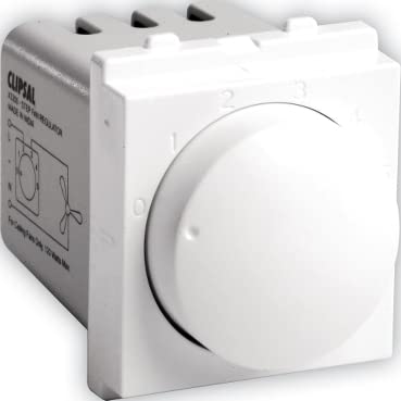 Schneider Electric Opale Plastic Step Type Fan Regulator (White)