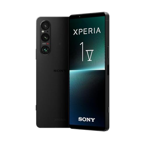 Sony Xperia 1 V Smartphone Android 13 Libre con 6.5'' 4K HDR, OLED, 120Hz, Cámara con Triple Objetivo (con Next Gen Sensor & ZEISS), 12GB RAM, 256GB Almacenamiento, IP65/68, Dual SIM híbrida