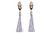 Earplugs, Audrey Hepburn Breakfast at Tiffany's Purple Tassel, Costume, Artisan Made