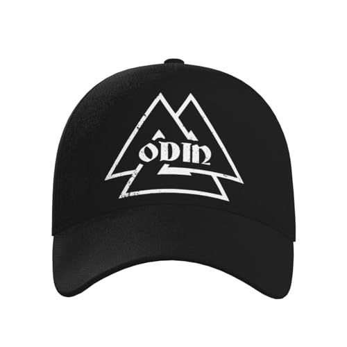 Valknut, The Symbol of Odin God Baseball Hats for Men and Women - Classic Adjustable Hats2