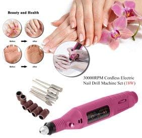 Miniatura 5 de Kit de taladro de lima de uñas, manicura eléctrica, pedicura, máquina de salón portátil de acrílico