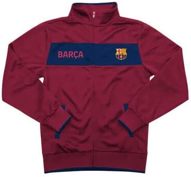 Icon Sports Youth Replacement for Barcelona Jacket Zipper Soccer Jacket Home Red