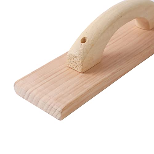 Faynore 4 Piece Concrete Tools Set Including Square Notch Tile Trowel, Margin Trowel, Pointing Trowel, Wood Grout Float, Wood Float - Masonry Tool Set #TOP2