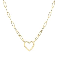 Gold heart necklace
