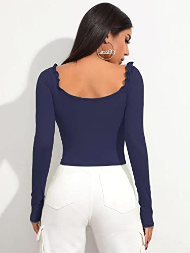 Image of Shasmi Women's Shirt | Sweat Heart Neck | Full Sleeve | Regular Fit | Elegant Design Stylish & Comfortable | All-Day Comfort | Perfect for Formal, Casual (Tank Top)