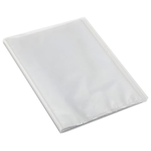 Viquel 097005-04 Document Protectors 100 (50 Pouches) Large Capacity, Clear Cover