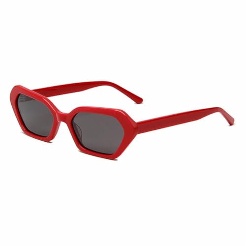 Lunettes de soleil rétro en acétate pour éviter les montures lourdes et instables