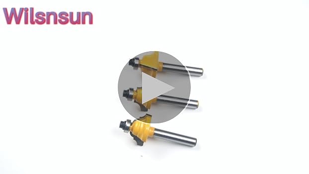 Wilsnsun 1/4 Inch Shank Forming Roundover Beading Router Bit