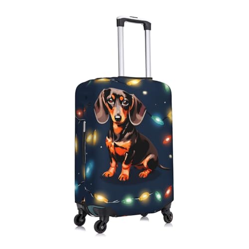 Corgi Cute Dog Print Fashionable Suitcase Cover Personalized Luggage Protector for Travel and Business3