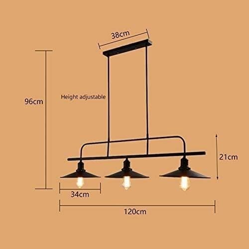 Lustre suspension lampe suspendue réglable loft pour plafonnier - 7