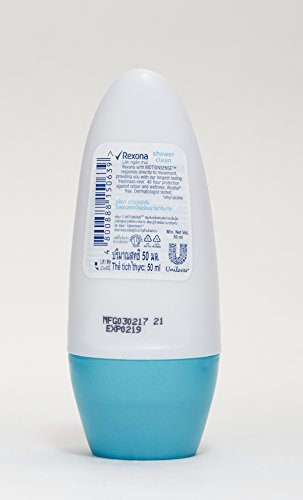 Rexona Women 48Hrs Antiperspirant Deodorants All Day Freshness Shower Clean Scent, Roll-On 40Ml. #TOP1