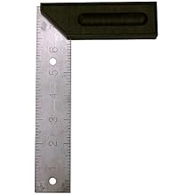 Johnson Level & Tool 450 Try & Mitre Square Structo-Cast Handle, 8", Silver, 1 Square