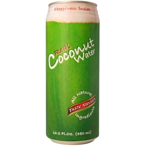 Taste Nirvana Real Coconut Water, 16.2-Ounce (Pack of 12) ( Value Bulk Multi-pack) Cover