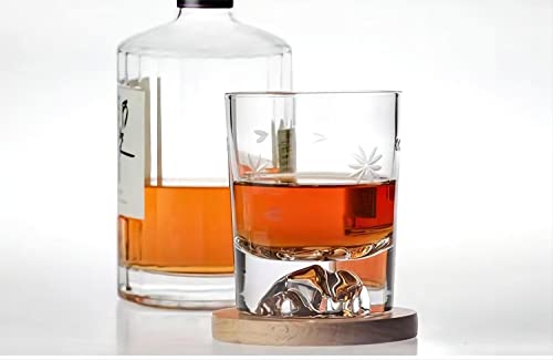 Set 6 Vasos Mt. Fuji de Vidrio para Whisky miniatura 3