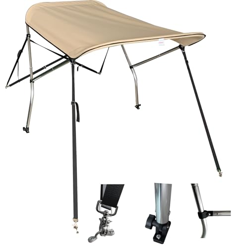 Image of SUONE Sun Shade Canopy for Zero Turn Lawn Mower Fits John Deere,Kubota, Bad Boys,Cub Cadet,Troy Bilt and Other Brands,Foldable with UV Protection,Reduce Heat and Glare